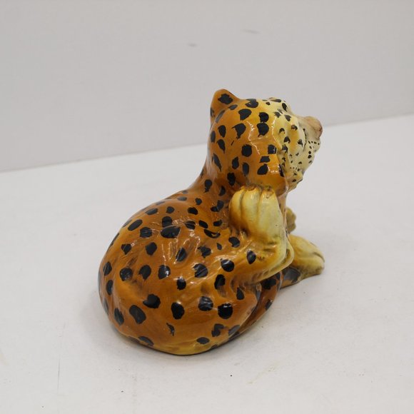 Vintage MCM Leopard Cub Figurine Sculpture Portugal - Picture 4 of 10